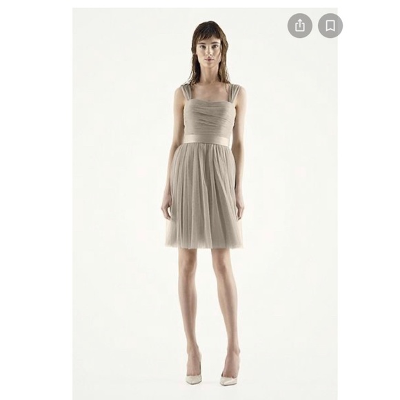 Vera Wang Dresses & Skirts - WHITE BY VERA WANG Net Dress size 4